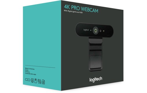 Webcam Logitech Brio Ultra HD Pro 4K UHD - Noire
