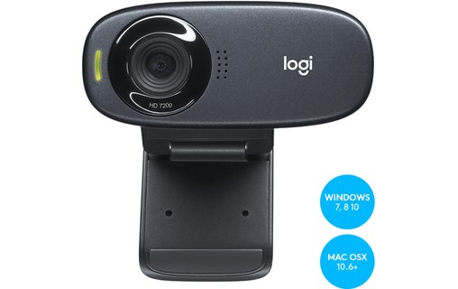 Webcam Logitech C310 720p - Noire