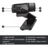 Webcam Logitech HD Pro C920 1080p - Noire