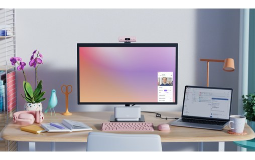 Webcam Logitech Brio 500 1080p - Rose