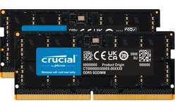 Mémoire RAM Crucial 128 Go (2 x 64 Go) DDR5 SO-DIMM 5600 MHz - CT2K64G56C46S5