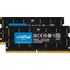 Mémoire RAM Crucial 128 Go (2 x 64 Go) DDR5 SO-DIMM 5600 MHz - CT2K64G56C46S5