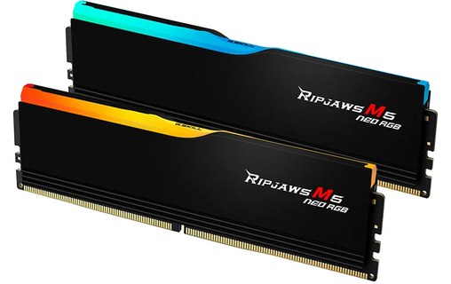 Mémoire RAM G.SKILL Ripjaws M5 Neo RGB 96 Go (2 x 48 Go) DDR5 6000 MHz CL30