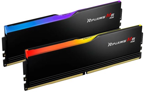 Mémoire RAM G.SKILL Ripjaws M5 RGB 64 Go (2 x 32 Go) DDR5 6000 MHz CL28