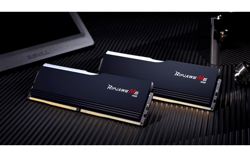 Mémoire RAM G.SKILL Ripjaws M5 RGB Noir 48 Go (2 x 24 Go) DDR5 6000 MHz CL30