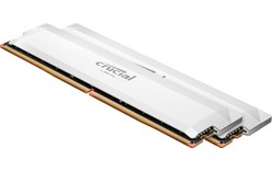 Mémoire RAM Crucial Pro OC White 64 Go (2 x 32 Go) DDR5 U-DIMM 6400 MHz