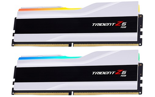 Mémoire RAM G.SKILL Trident Z5 RGB Blanc 32 Go (2 x 16 Go) DDR5 4800 MHz