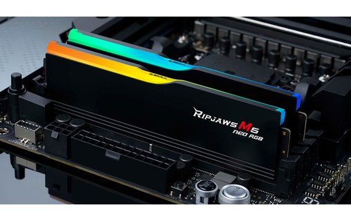 Mémoire RAM G.SKILL Ripjaws M5 Neo RGB 96 Go (2 x 48 Go) DDR5 6000 MHz CL30