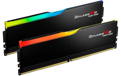 Mémoire RAM G.SKILL Ripjaws M5 Neo RGB 96 Go (2 x 48 Go) DDR5 6000 MHz CL30