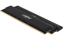 Mémoire RAM Crucial Pro OC Black 64 Go (2 x 32 Go) DDR5 U-DIMM 6000 MHz