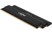Mémoire RAM Crucial Pro OC Black 64 Go (2 x 32 Go) DDR5 U-DIMM 6400 MHz
