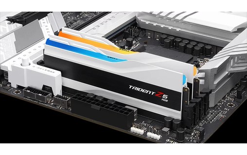 Mémoire RAM G.SKILL Trident Z5 RGB Blanc 32 Go (2 x 16 Go) DDR5 4800 MHz