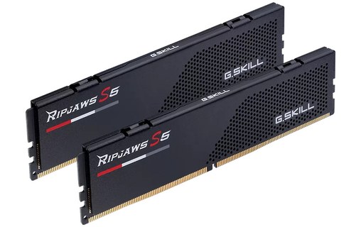 Mémoire RAM G.SKILL RipJaws S5 Noir 32 Go (2 x 16 Go) DDR5 4800 MHz
