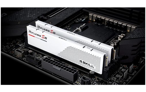 Mémoire RAM G.SKILL RipJaws S5 Blanc 64 Go (2 x 32 Go) DDR5 6000 MHz