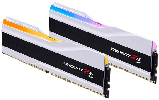 Mémoire RAM G.SKILL Trident Z5 RGB Blanc 32 Go (2 x 16 Go) DDR5 4800 MHz
