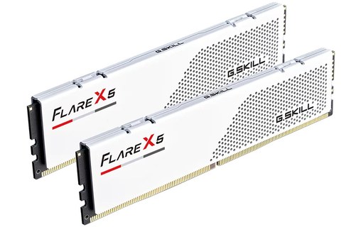 Mémoire RAM G.SKILL Flare X5 Blanc 96 Go (2 x 48 Go) DDR5 6000 MHz