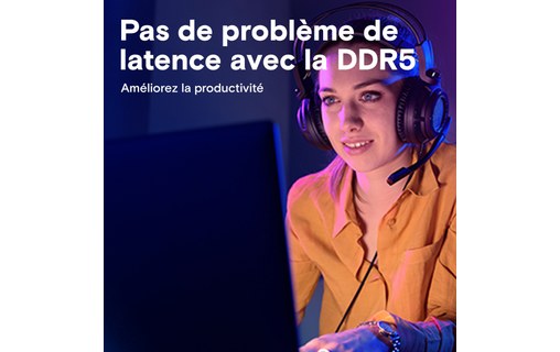 Mémoire RAM Crucial 128 Go (2 x 64 Go) DDR5 SO-DIMM 5600 MHz - CT2K64G56C46S5