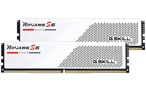 Mémoire RAM G.SKILL RipJaws S5 Blanc 48 Go (2 x 24 Go) DDR5 6000 MHz