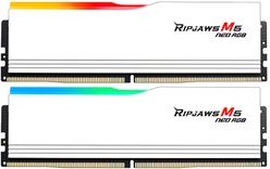 Mémoire RAM G.SKILL Ripjaws M5 Neo RGB 64 Go (2 x 32 Go) DDR5 6000 MHz - Blanc