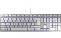 CLAVIER USB CHERRY SLIM KC 6000 ARGENT