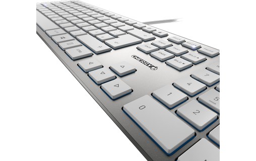 CLAVIER USB CHERRY SLIM KC 6000 ARGENT