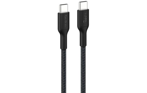Câble Belkin BoostCharge Pro USB-C vers USB-C 240 W - 1 m - Noir