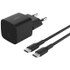 Chargeur USB-C 25 W - Belkin BoostCharge + câble USB-C - Noir