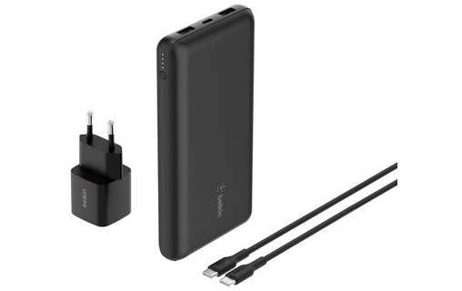 Lot d’accessoires de recharge 20K - Belkin BoostCharge - Noire