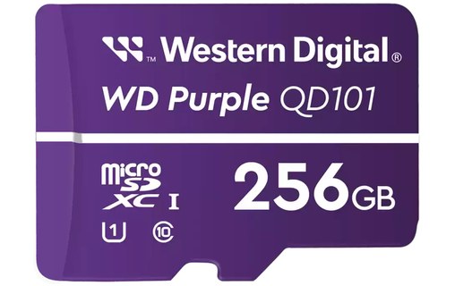 Carte microSDXC Western Digital WD Purple SC Ultra Endurance QD101 256 Go