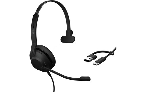 Micro-casque Jabra Evolve2 30 SE MS Stéréo, Noir