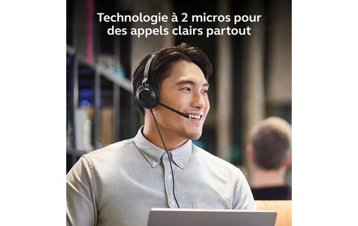 Micro-casque Jabra Evolve2 30 SE MS Stéréo, Noir