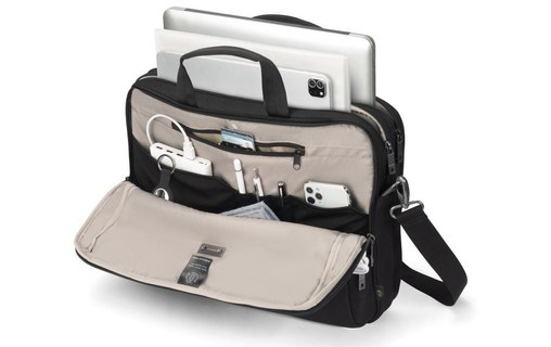 Sacoche Dicota Top Traveller FIVE pour ordinateur portable 16" - Noire