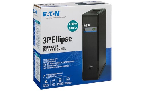 Onduleur Eaton 3P Ellipse 1700 USB FR - 1700 VA - 1040 W