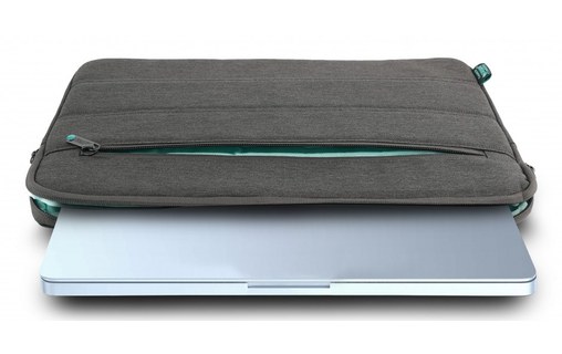 Housse Urban Factory Greenee pour ordinateur portable 16" - Grise