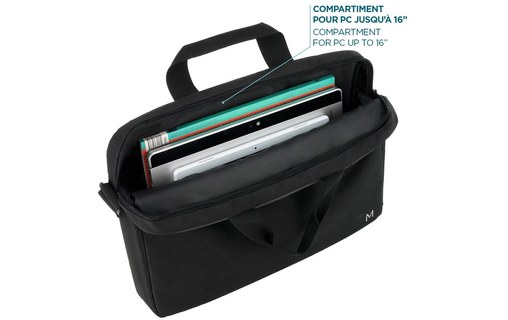 Sacoche MOBILIS The One Essential pour ordinateur portable 16" - Grise