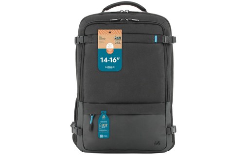 Sac à dos MOBILIS Business 24H pour ordinateur portable 16" - Noire