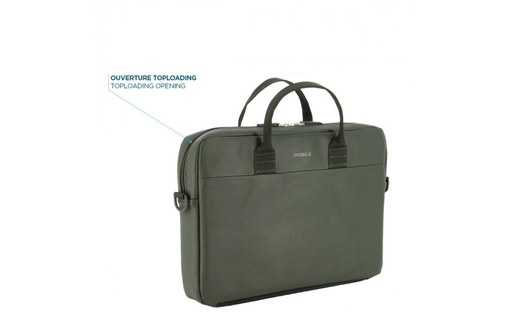 Sacoche MOBILIS Origine 2 pour ordinateur portable 14" - Kaki
