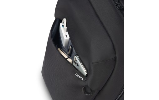 Sac à dos Dicota Commuter pour ordinateur portable 16" - Noire