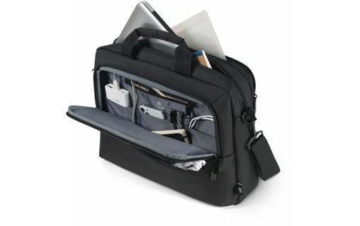Sacoche Dicota Top Traveller Eco Core pour ordinateur portable 17,3" - Noire