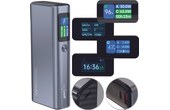 Batterie externe 20 000 mAh 130 W - Revolt PB-420 - Argent