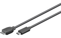 Câble Goobay micro-USB-B vers USB-C 5 Gbit/s - 1 m - Noir