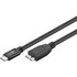 Câble Goobay micro-USB-B vers USB-C 5 Gbit/s - 1 m - Noir