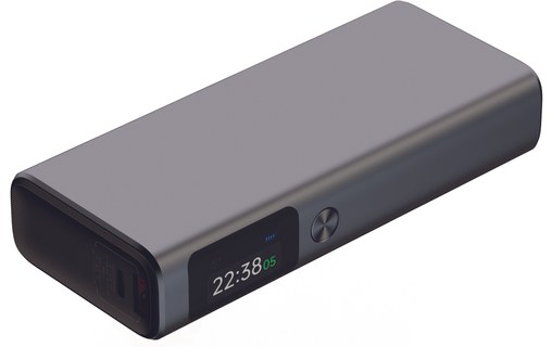 Batterie externe 20 000 mAh 130 W - Revolt PB-420 - Argent