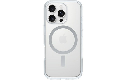 Coque MagSafe pour iPhone 16 Pro - OtterBox Symmetry Clear - Transparente