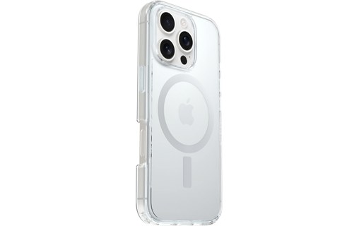 Coque MagSafe pour iPhone 16 Pro - OtterBox Symmetry Clear - Transparente