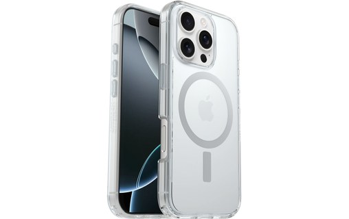 Coque MagSafe pour iPhone 16 Pro - OtterBox Symmetry Clear - Transparente