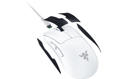 Souris Gaming sans fil Razer DeathAdder V4 Pro - Blanche