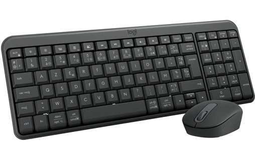 Clavier + Souris sans fil Logitech MK250 Compact - Graphite