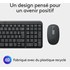 Clavier + Souris sans fil Logitech MK250 Compact - Graphite