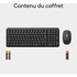 Clavier + Souris sans fil Logitech MK250 Compact - Graphite